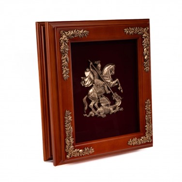 Деревянная ключница Герб Москвы