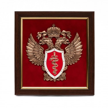 Плакетка Эмблема Федеральной службы по контролю за оборотом наркотиков