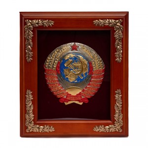 Деревянное панно Герб СССР Деревянное панно Герб СССР