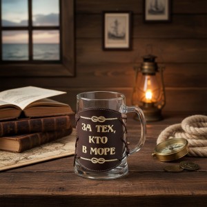 Кружка для пива За тех, кто в море