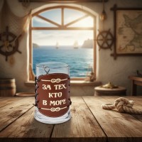 Кружка для пива За моряков! Кружка для пива За моряков!