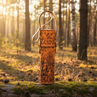 Термос походный Охотник с ружьём