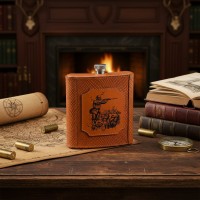 Фляжка походная Одинокий волк