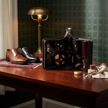 Дорожный несессер для обуви Путевой (из натуральной кожи)