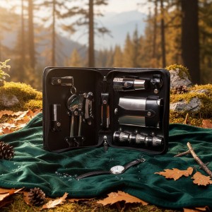 Дорожный набор Русская тройка (натуральная кожа)