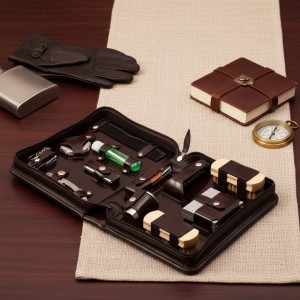 Дорожный несессер Ямщик из натуральной кожи