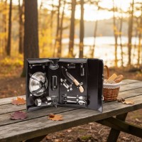 Дорожный набор Максимус из натуральной кожи (4 персоны)