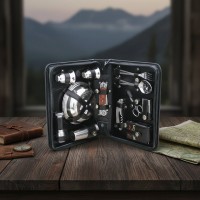 Дорожный набор Вояж из натуральной кожи (2 персоны)