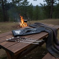 Шампура подарочные Охота на кабана (в колчане)