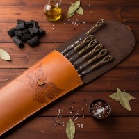 Шампура подарочные Степная охота (в колчане)