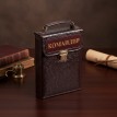 Набор в сумке-кейсе из натуральной кожи Командир (люкс)