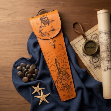 Шампура подарочные Морской волк (в колчане)