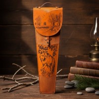 Шампура подарочные Таёжный волк (в колчане)