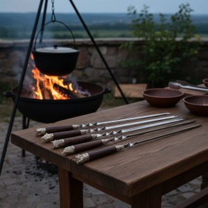 Шампура подарочные Диковинные звери (6 шт)