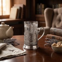 Чайный набор Гнездо глухаря (с чернением)