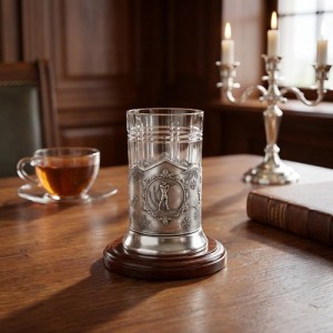 Чайный набор Биатлонист (с чернением)