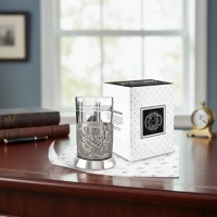 Чайный набор Охотники на привале (с чернением)