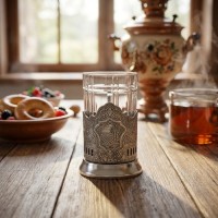 Чайный набор Раскидистая пальма (с чернением)