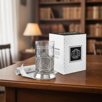 Чайный набор А.С. Пушкин (с чернением)