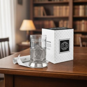 Чайный набор А.С. Пушкин (с чернением)