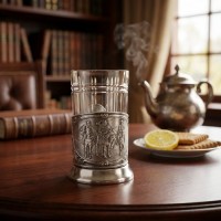 Чайный набор Три богатыря (с чернением)