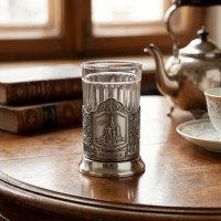 Чайный набор Храм Василия Блаженного (с чернением)