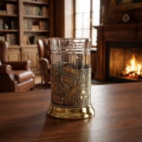 Чайный набор Богатырская застава (латунь)