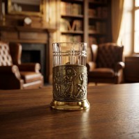 Чайный набор Русские гуляния (латунь)