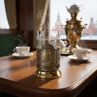 Чайный набор Спасская башня (латунь)