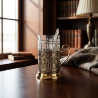 Чайный набор Богатыри на страже (латунь)