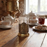 Чайный набор Российский флот (латунь)