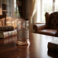 Чайный набор Катюша на посту (медь)