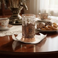 Чайный набор ФСБ России (медь) Чайный набор ФСБ России (медь)