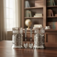 Чайный набор Москва величавая (с чернением)