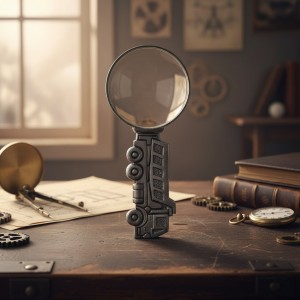 Настольная лупа КАМАЗ (с чернением)