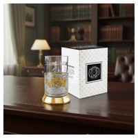 Чайный набор Тройка (с позолотой)