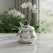Сахарница медная Танец бабочки (посеребренная) Сахарница медная Танец бабочки (посеребренная)
