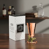 Подарочная рюмка для водки Бархатная бабочка (с чернением)