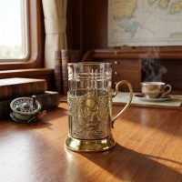 Чайный набор На рыбалке (латунь)