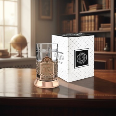 Чайный набор Разводные мосты Петербурга (медь)