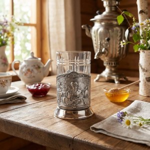 Чайный набор Завтрак купчихи (с чернением)