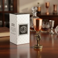 Подарочная рюмка для водки Постовой (с чернением)