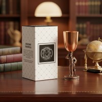 Подарочная рюмка для водки Честь гусара (с чернением)