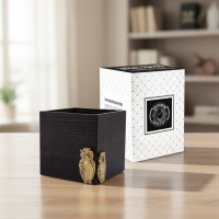 Подставка для карандашей Две совы (с чернением)