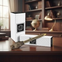 Нож для писем Мудрая сова (с чернением)