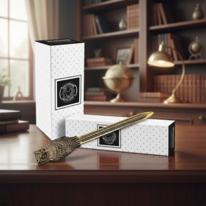 Нож для писем Мудрая сова (с чернением)