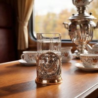 Чайный набор Рыбацкое счастье (с чернением)