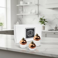 Набор банок для сыпучих продуктов Танец бабочек (медь)