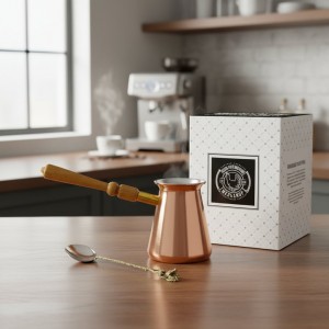 Кофейный набор Золотой фазан (медь)