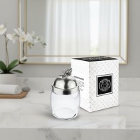 Банка для сыпучих продуктов Серебряные крылья (с чернением)